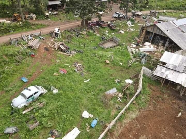 3º Batalhão Ambiental da Brigada Militar flagra desmanche ilegal no interior de São José dos Ausentes