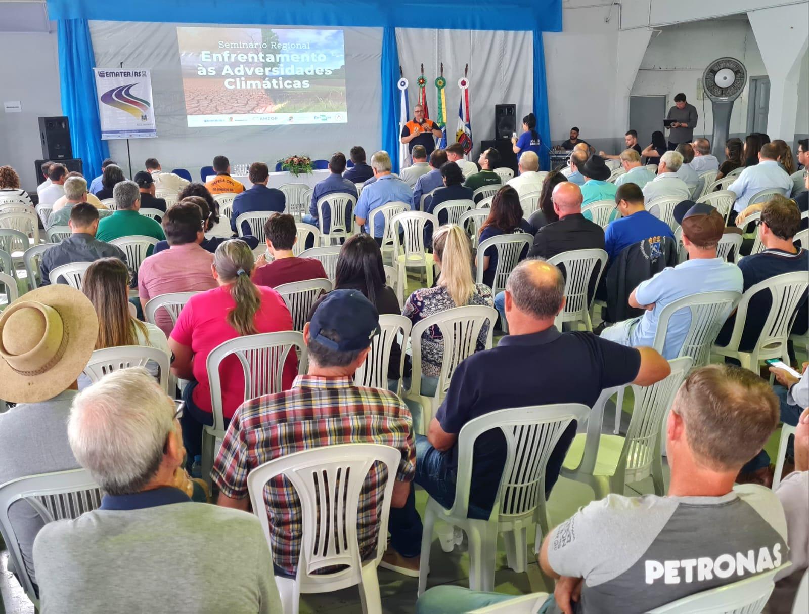 Seminário Regional de Enfrentamento às Adversidades Climáticas mobiliza entidades e municípios da região Norte do Estado