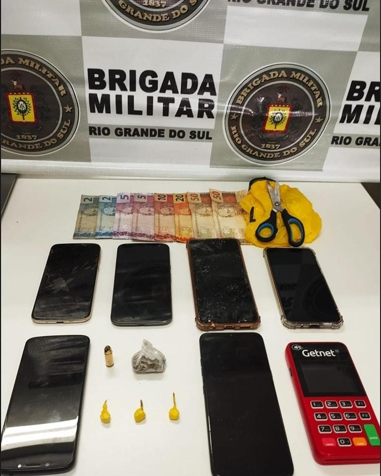 BRIGADA MILITAR PRENDE HOMEM POR TRÁFICO DE DROGAS EM NOVA PRATA-RS