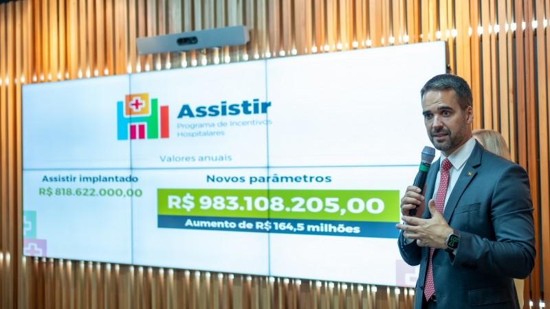 Governo do Estado amplia em 20% repasses do programa Assistir aos hospitais