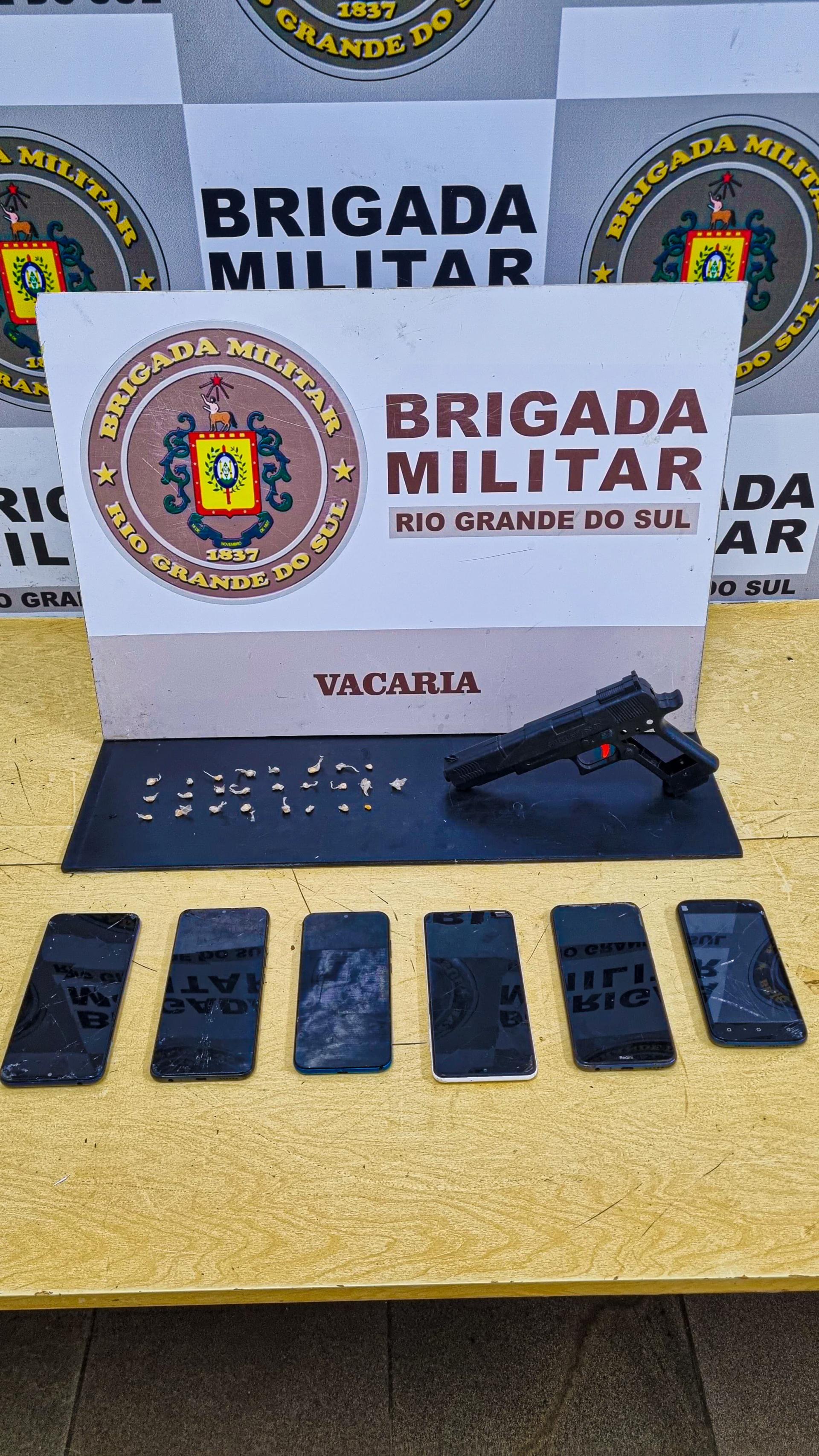 Brigada Militar prende homem por tráfico de drogas em Vacaria