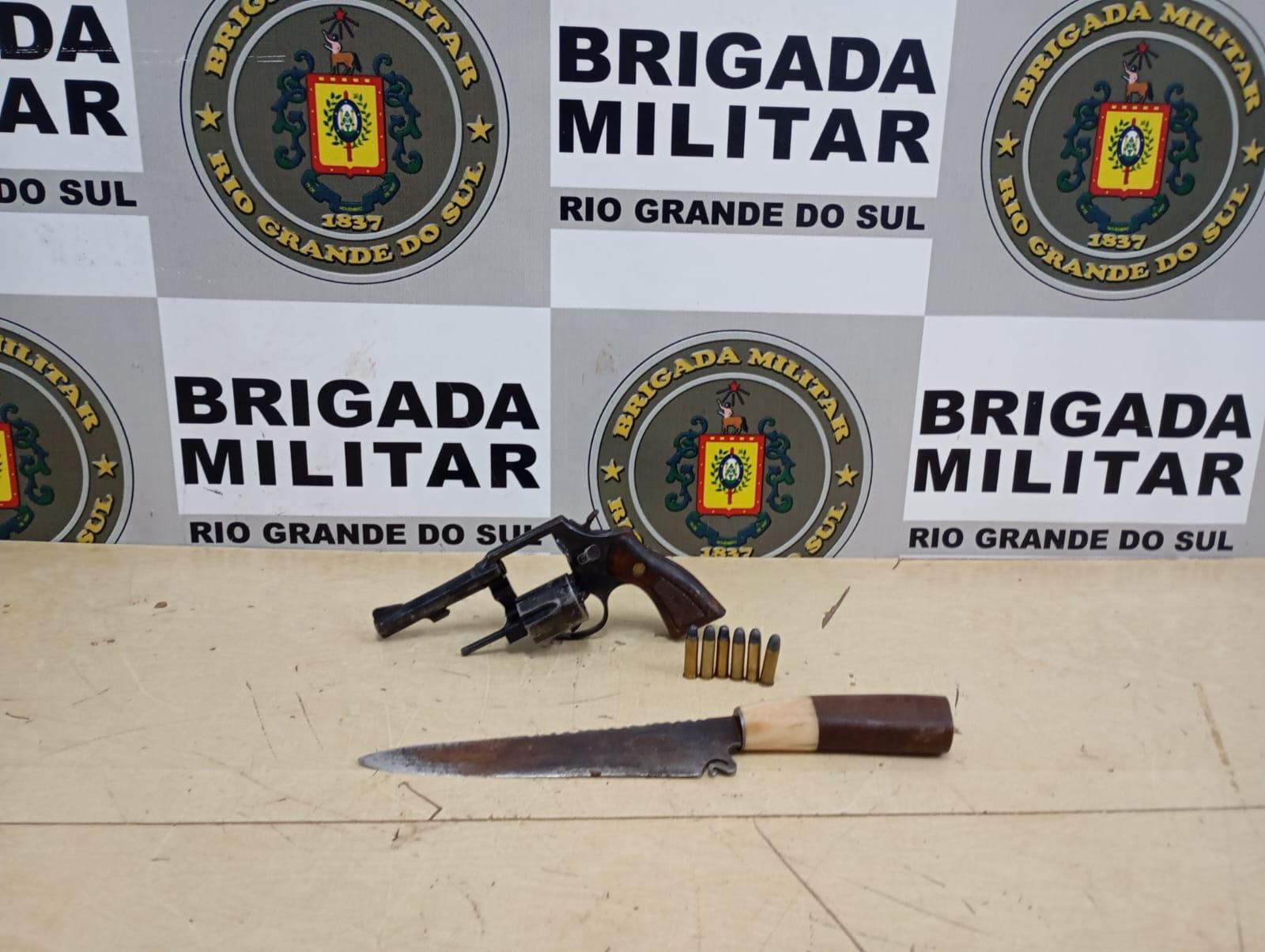 *Brigada Militar prende homem por porte ilegal de arma de fogo em Monte Alegre dos Campos*