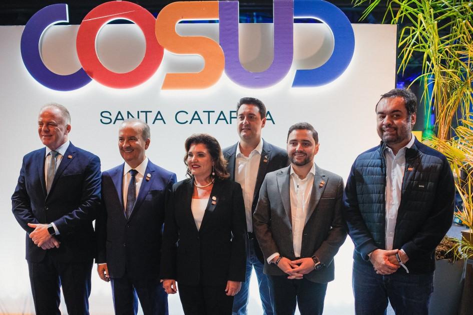 Governador em exercício participa da 12ª edição do Cosud, em Santa Catarina