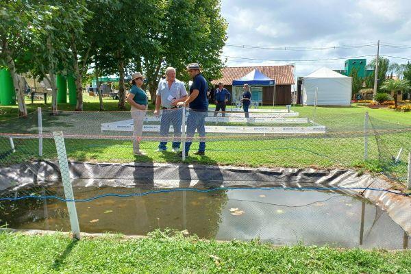 Expodireto Cotrijal: Emater/RS-Ascar destaca benefícios do berçário para cultivo de peixes