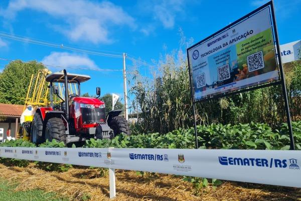 Expodireto Cotrijal: Tecnologia de Aplicação e ações do Inspeciona RS são destaque no espaço da Emater/RS-Ascar