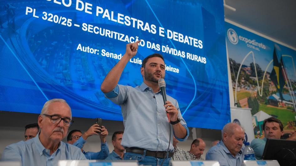 Gabriel Souza defende securitização das dívidas de produtores rurais do Estado em audiência pública na Expodireto